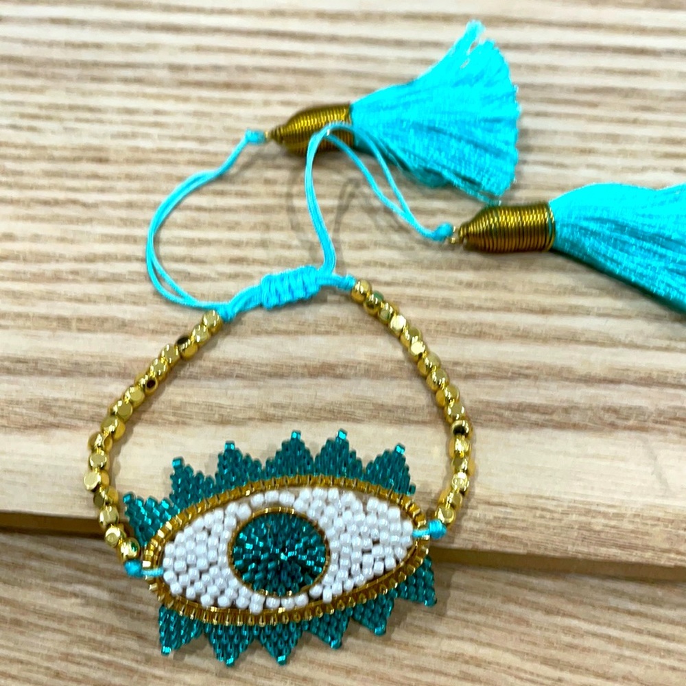 Miyuki evil eye bracelet